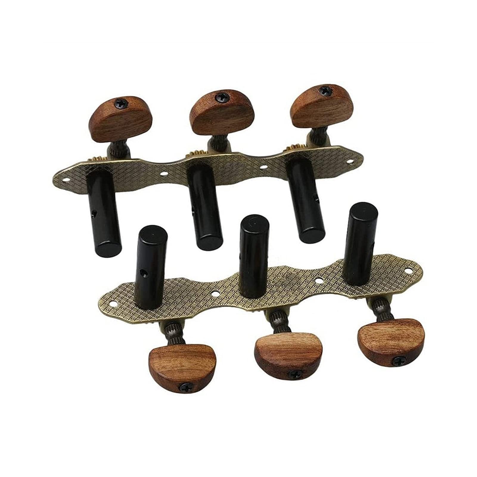 2Pcs Guitar Tuning Pegs Machine Heads - Premium Classical Guitar Tuners & Tuning Keys for Acoustic/Nylon String Guitars | Perfect for Guitar Maintenance, Replacement Parts & Music Performances