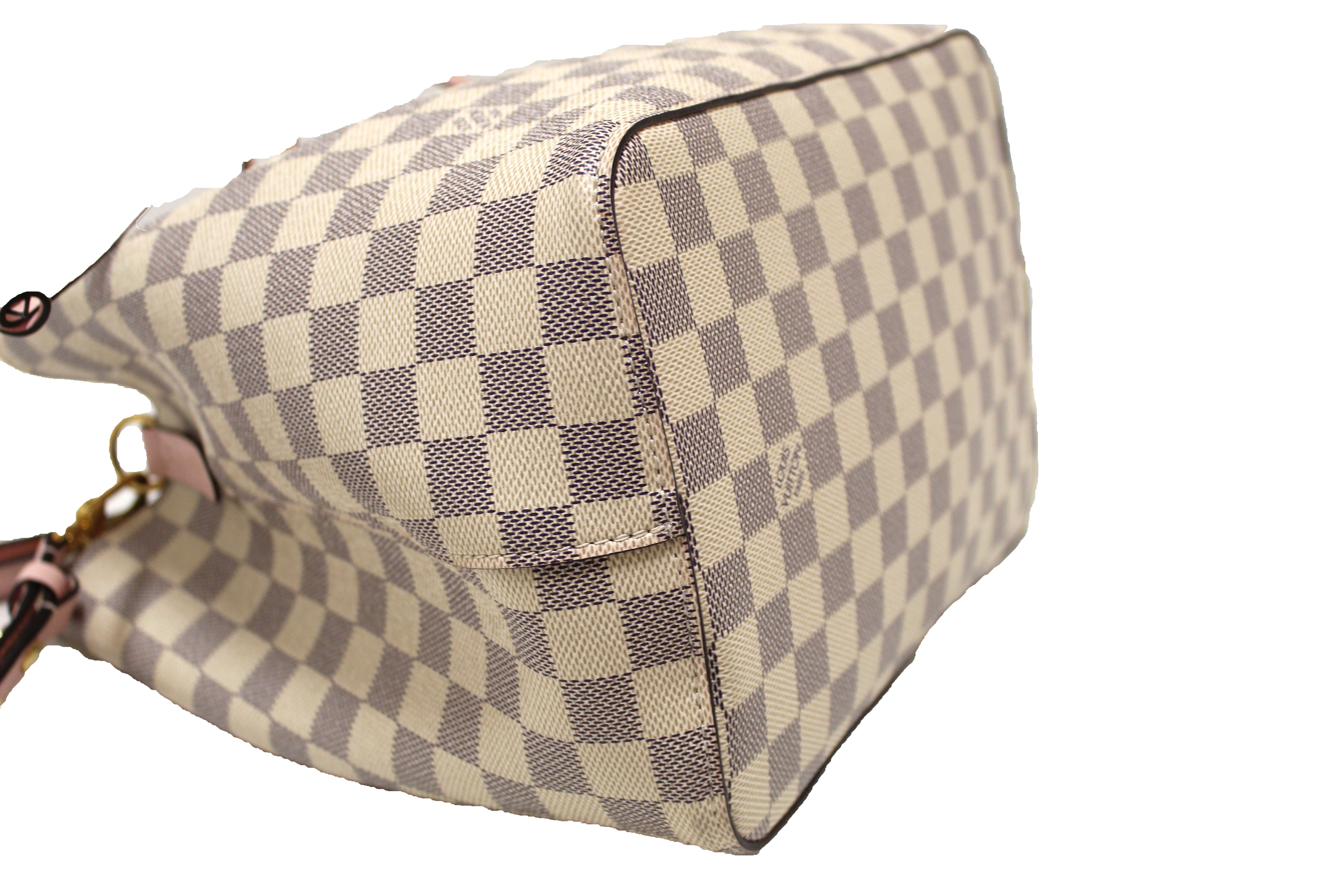 Authentic Louis Vuitton Damier Azur NeoNoe MM Shoulder Bag - Luxury Designer Handbag for Women, Perfect for Work, Travel & Everyday Use