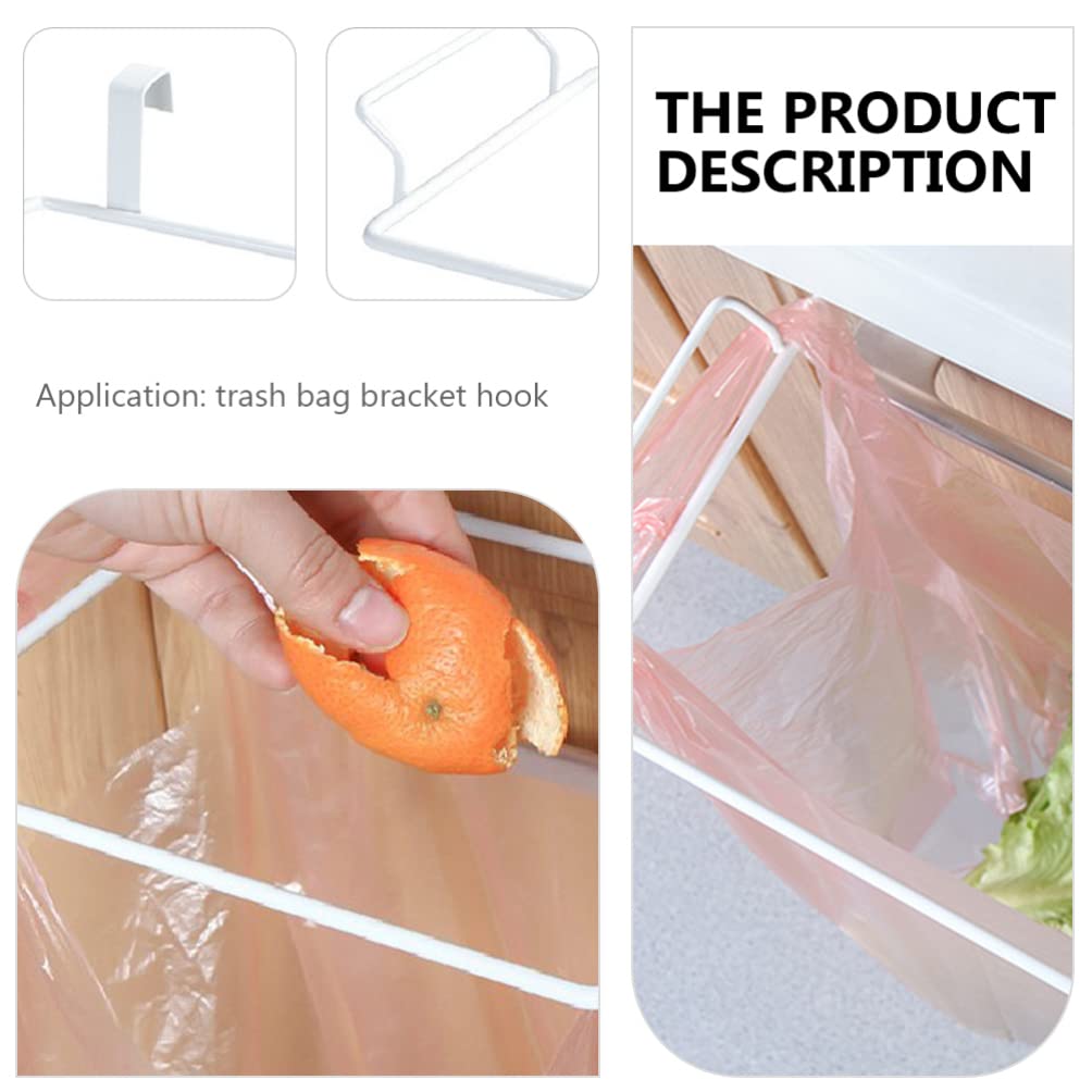ULTECHNOVO Trash Bag Holder - Kitchen Garbage Hook Organizer with Hanging Stand for Waste Bags | Perfect for Under Sink, Pantry, Garage & Outdoor Use