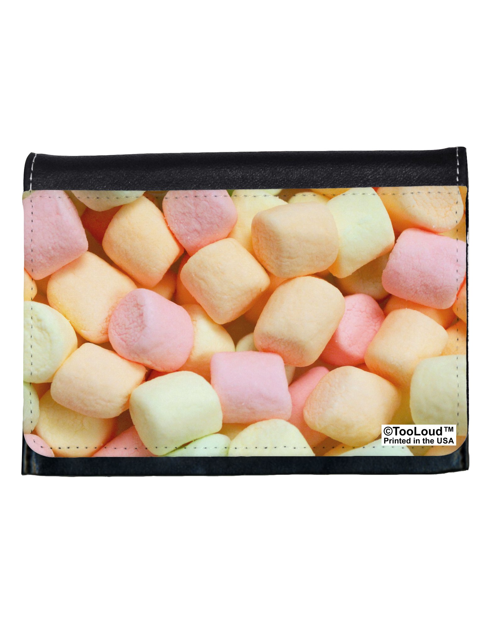 TooLoud Marshmallows All Over Print Ladies Wallet - Cute Printed Womens Wallet for Everyday Use, Parties & Gifts