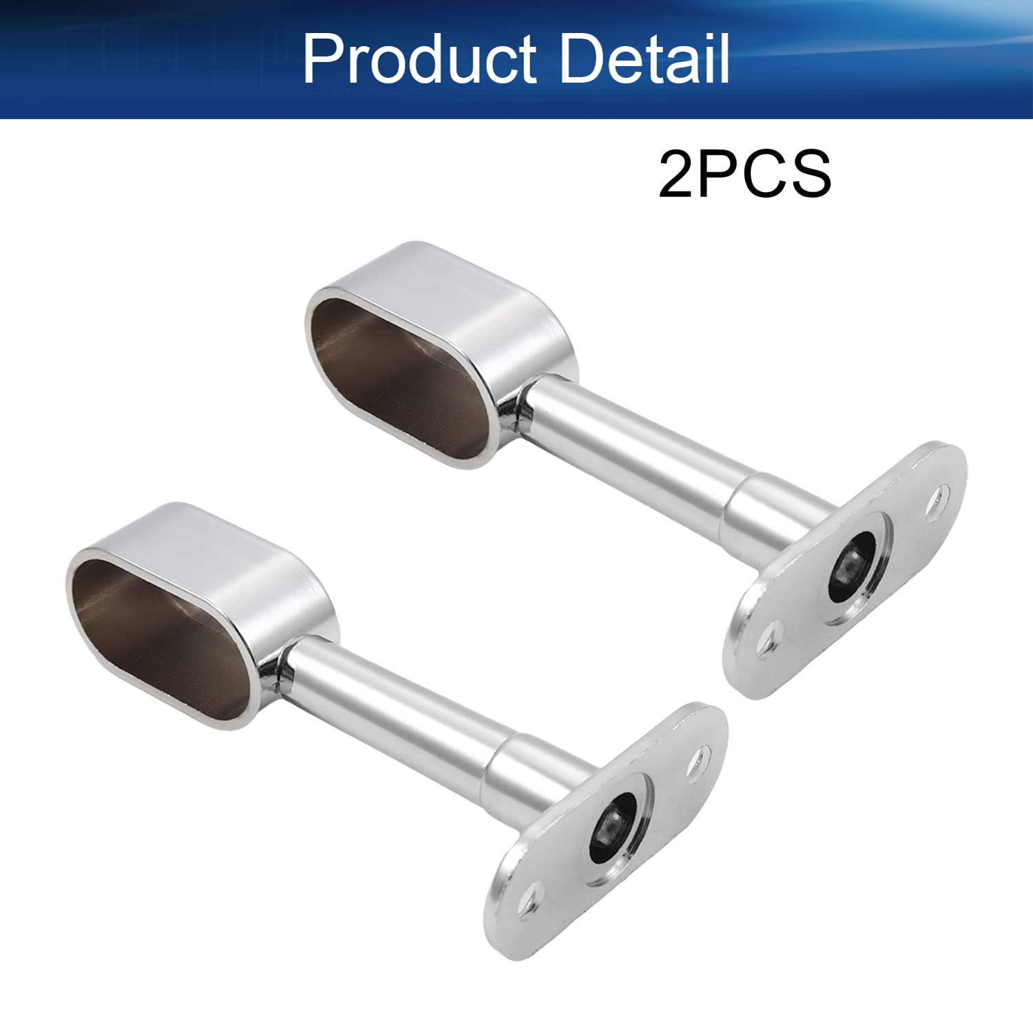 Yinpecly Adjustable Shower Curtain Rod - 0.63