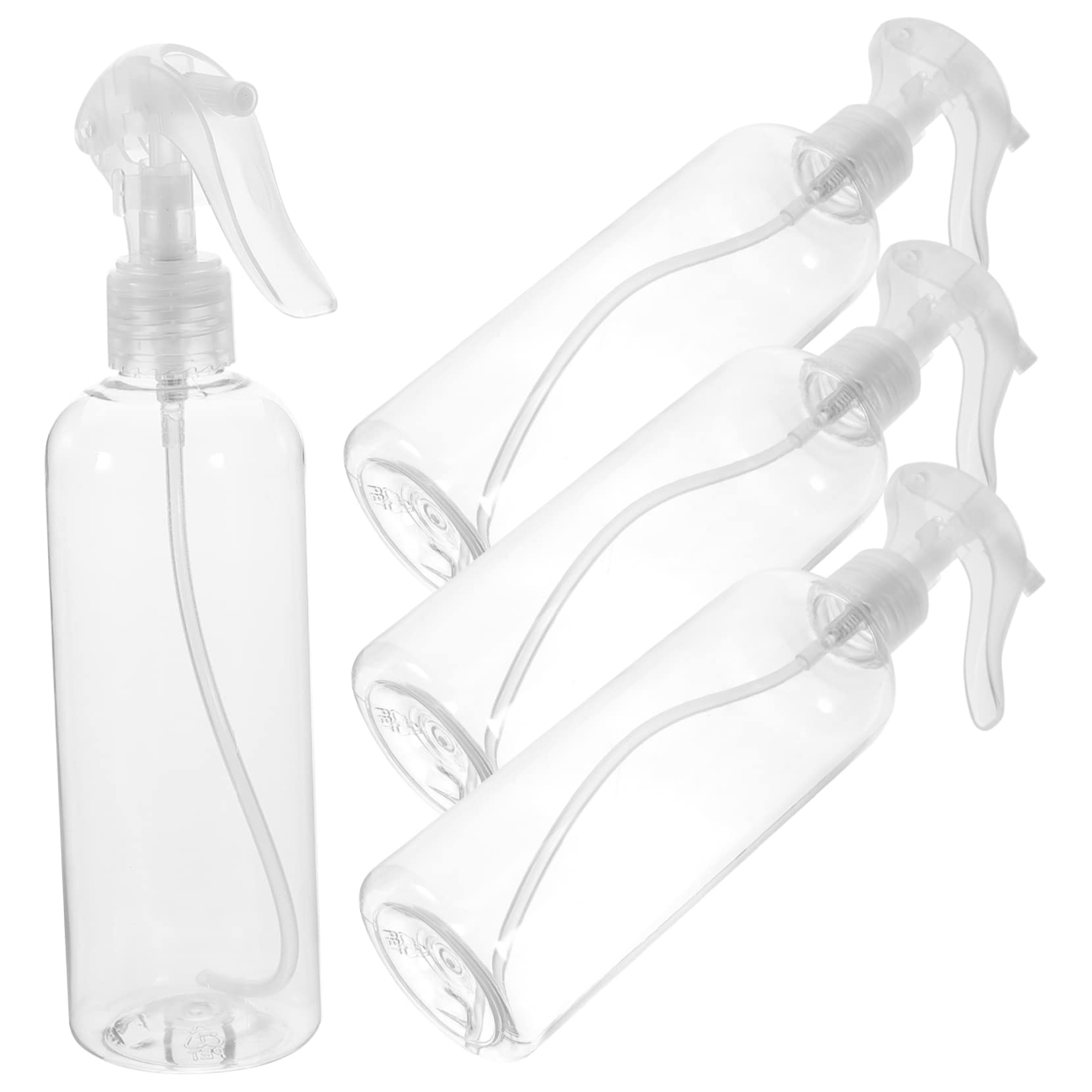 Beavorty 2-Pack 300ml Empty Travel Spray Bottles - Leakproof & Durable for Gardening, Toiletries, Makeup - Perfect for DIY, Hair Care, Cleaning & Plant Misting (4pcs*2)
