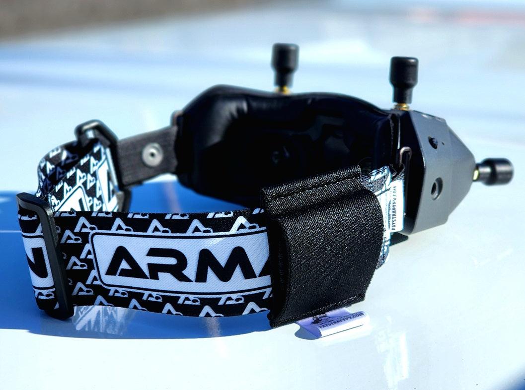 Armattan Quads 2 Goggle Strap by Fat Straps - Durable Adjustable FPV Drone Goggles Headband - Perfect for Racing, Freestyle & Cinematic Drone Flying