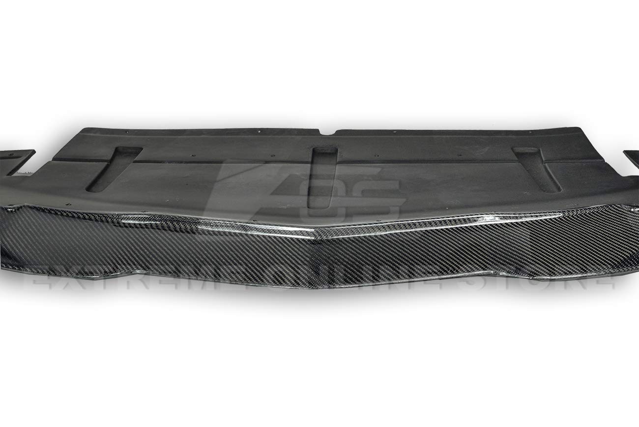 2014-2019 Chevrolet Corvette C7 Carbon Fiber Front Bumper Lower Lip Splitter - Aero Bottom Line Style Replacement Part | Perfect for Car Enthusiasts & Performance Upgrades