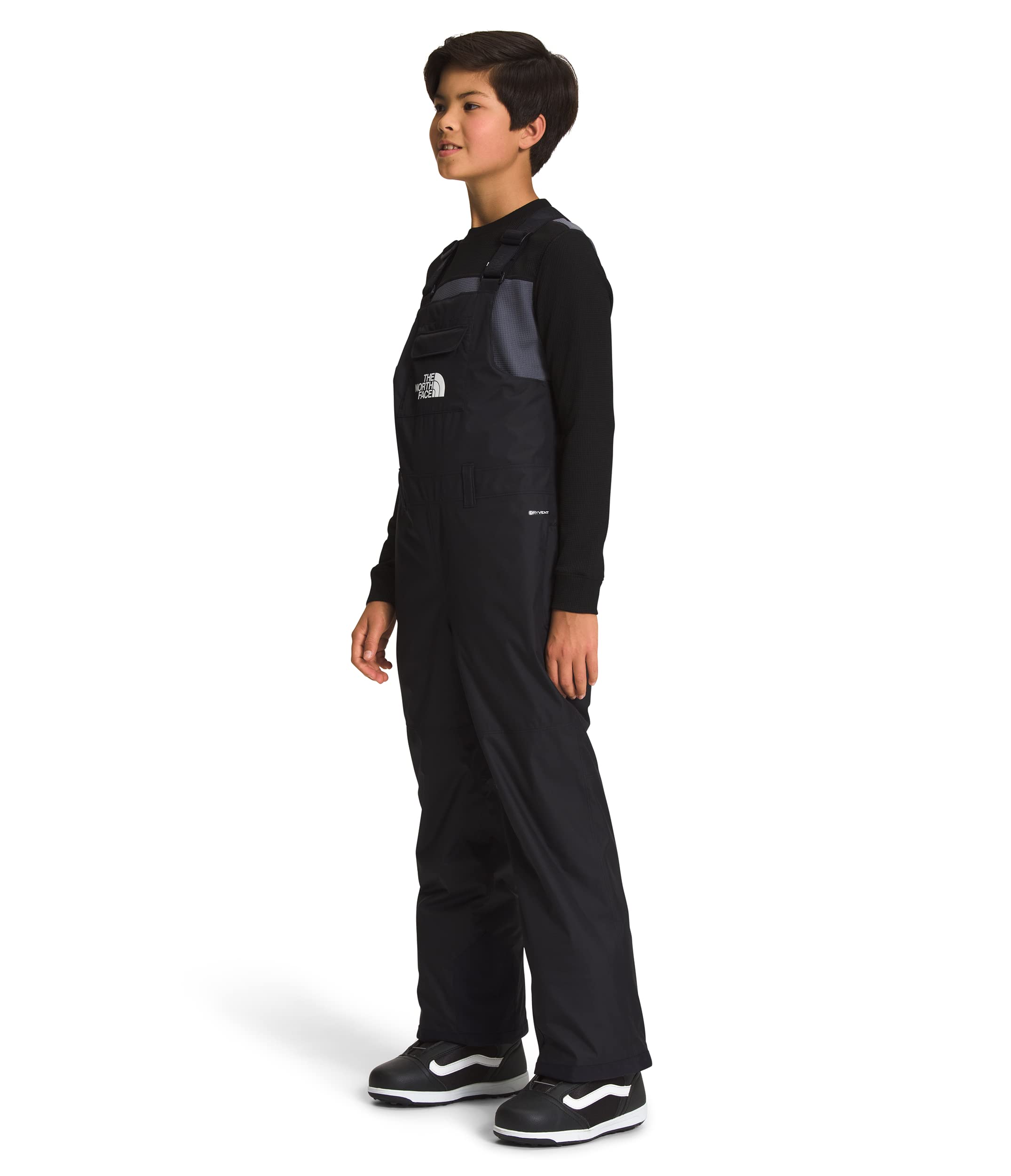 The North Face Freedom Insulated Bib for Kids - Waterproof Snow Bib Pants for Boys & Girls - Winter Skiing, Snowboarding & Outdoor Play