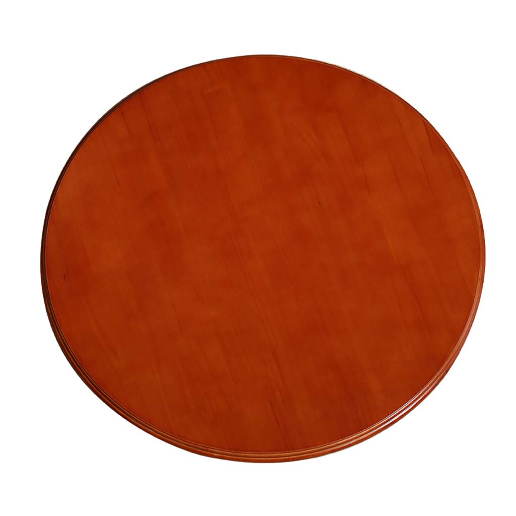 32/36/40 Inch Rotating Lazy Susan Turntable - Solid Wood Round Swivel Serving Tray for Dining Table, Kitchen Counter, Buffet & Party Display