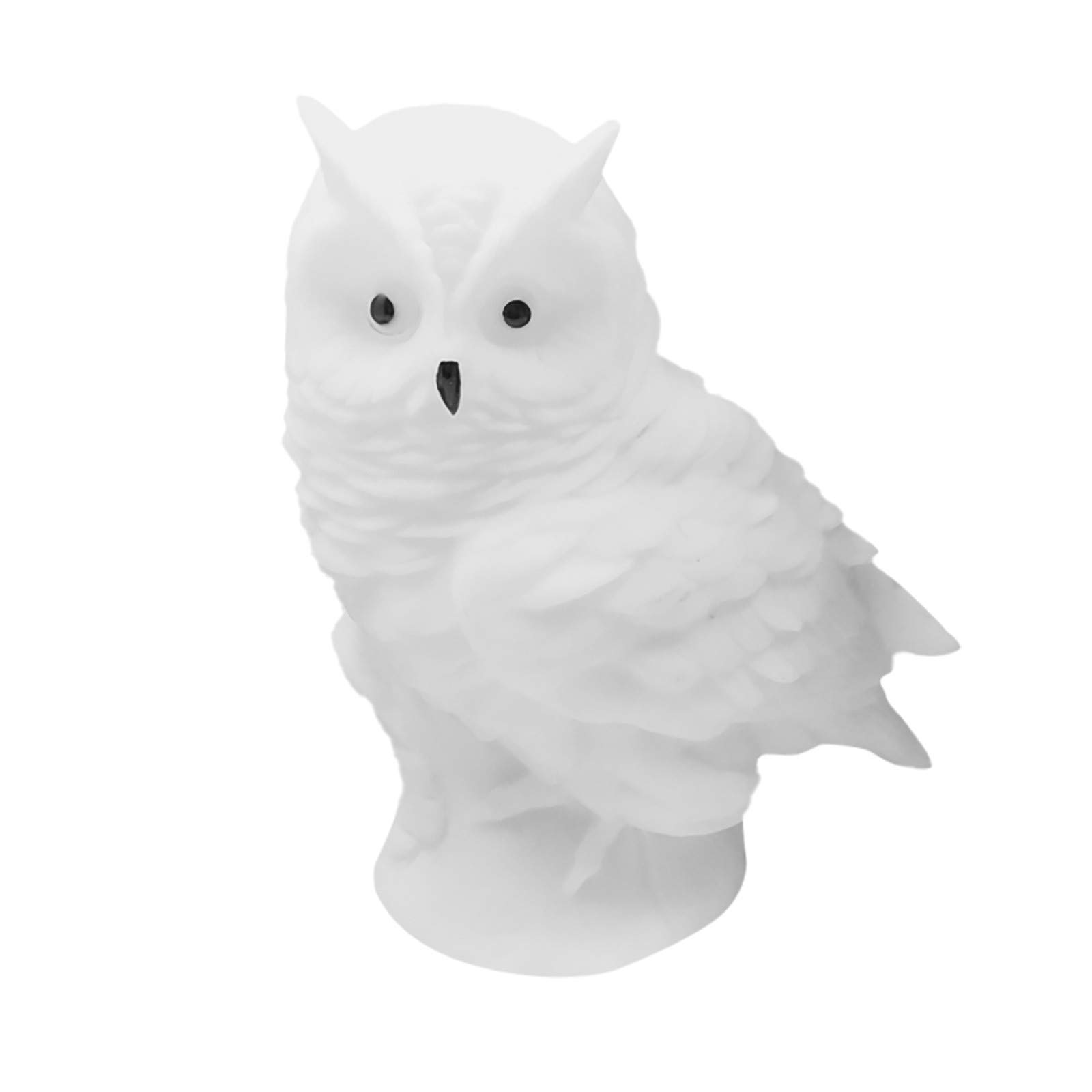 3D Owl LED Night Light - Creative Bedside Lamp for Kids & Adults, Perfect for Bedroom, Nursery, and Home Decor