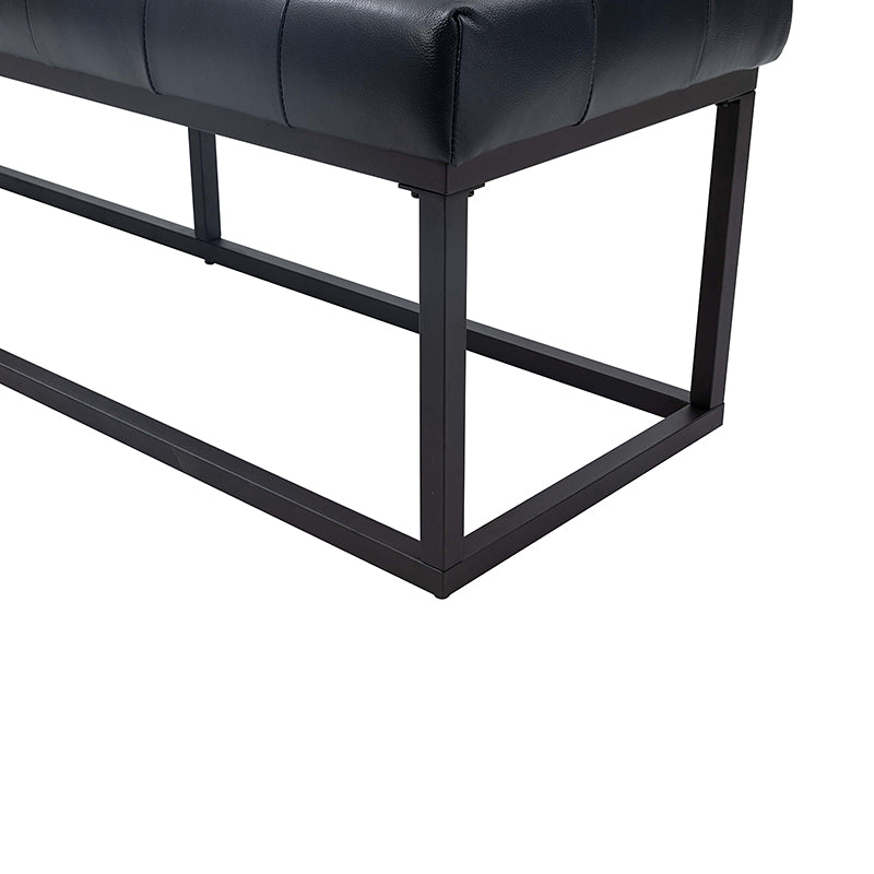 Rosana Genuine Leather Multi-Functional Storage Bench with Cushion Top - Perfect for Entryway, Bedroom, or Living Room Seating and Storage