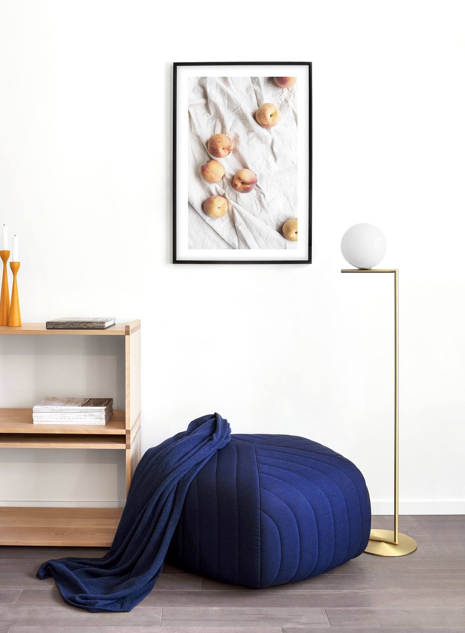 Just Peachy Poster - Vibrant Wall Art Decor for Bedroom, Living Room & Office - Perfect for Home Decor & Gifts
