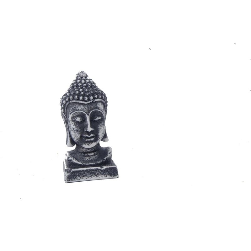Aquatopia Buddha Face Statue - 7 x 6 x 14 cm Handcrafted Meditation Decor for Home, Garden & Yoga Studio - Perfect for Zen Decor, Spiritual Gifts & Feng Shui