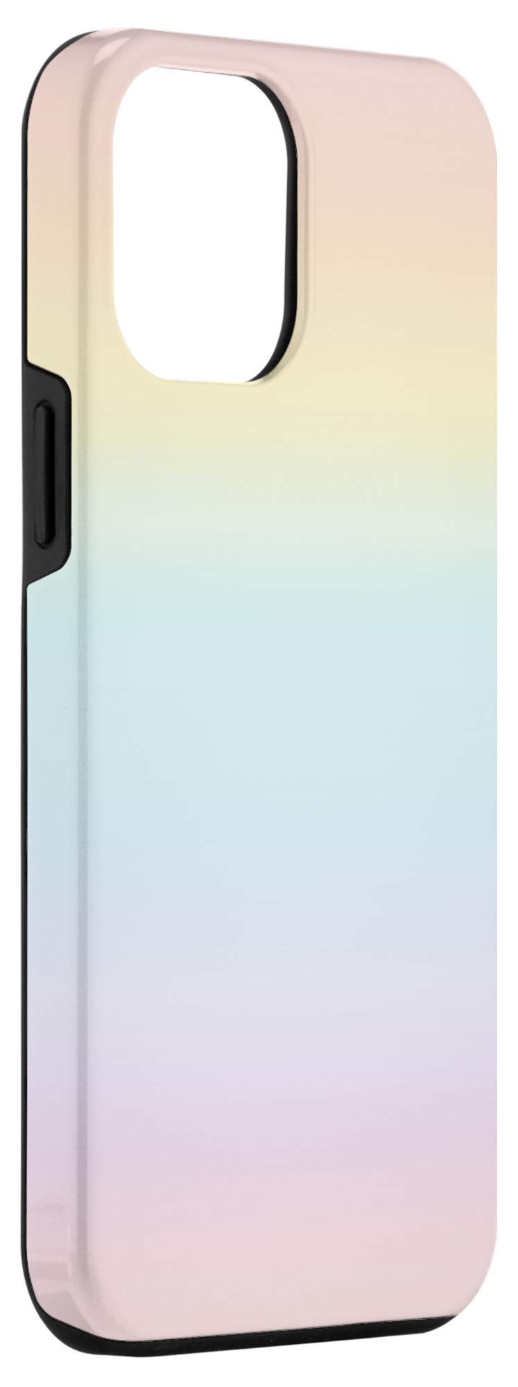 iPhone 12 Pro Max Case - Pastel Rainbow Gradient Aesthetic Cute Kawaii Phone Cover | Shockproof Protective Slim Fit for Women Girls | Perfect for Daily Use, Travel & Gift Giving