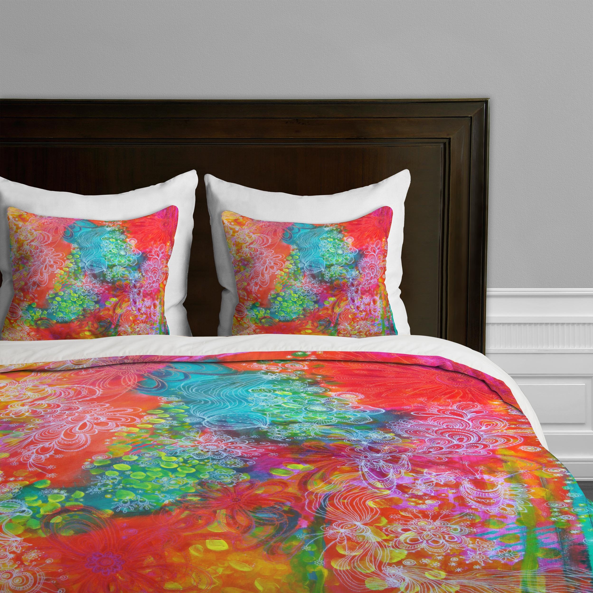 Stephanie Corfee Dappled Light Duvet Cover - Twin/Twin XL Size, Modern Abstract Bedding Set for Kids & Teens Room Decor | Soft & Breathable Cotton Blend | Perfect for Bedrooms, Dorms & Guest Rooms