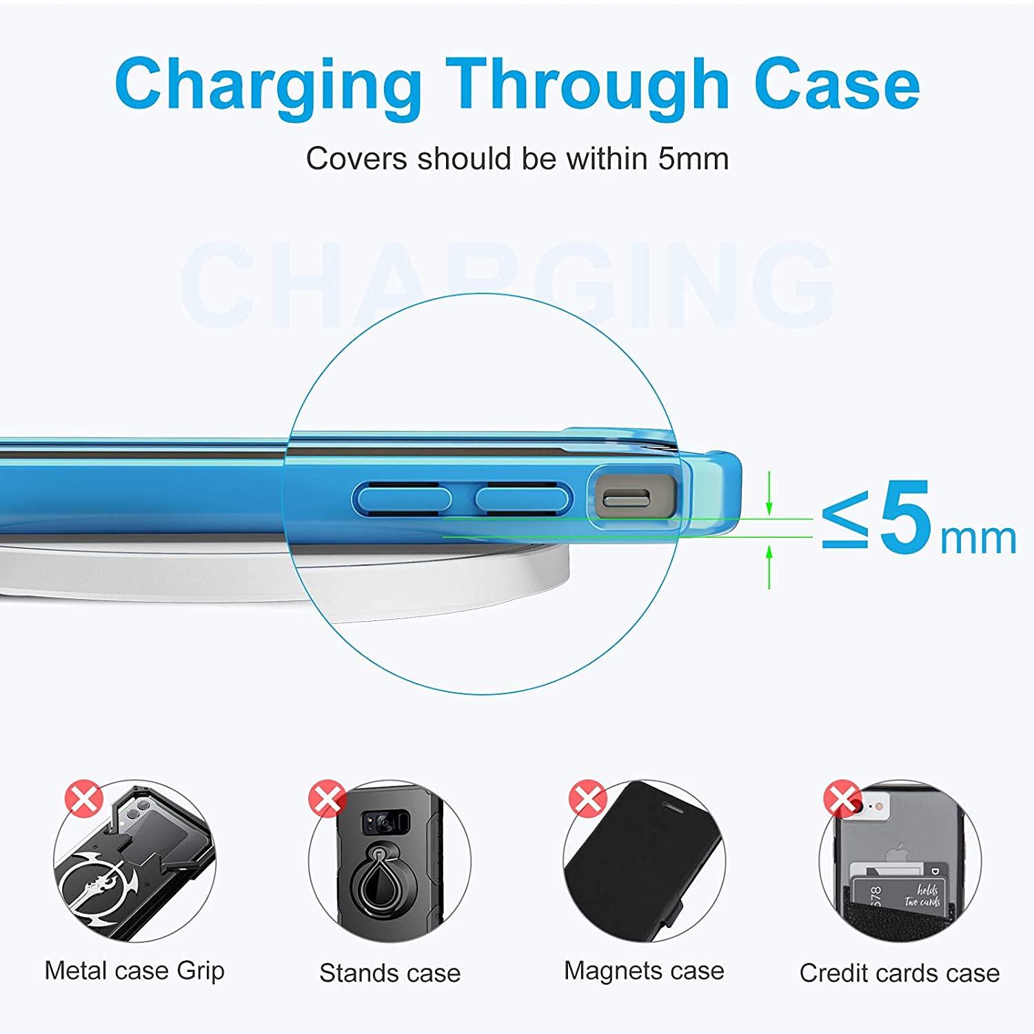 Fast Wireless Charger Pad 10W for Sharp Aquos Slider SH-02D - Soft Touch Surface & Qi-Certified | Perfect for Home, Office & Travel Charging Needs
