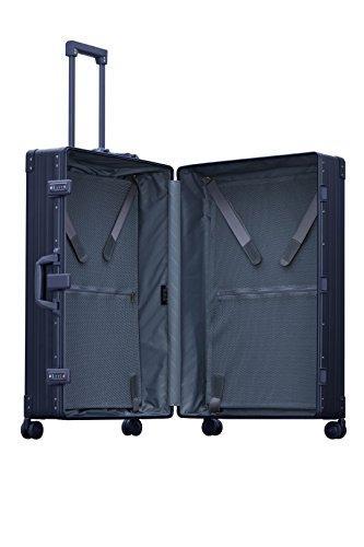 Aleon 32-Inch Hardside Checked Luggage - Lightweight Aluminum Suitcase with Spinner Wheels, TSA Lock (Sapphire Blue) - Perfect for International Travel & Business Trips