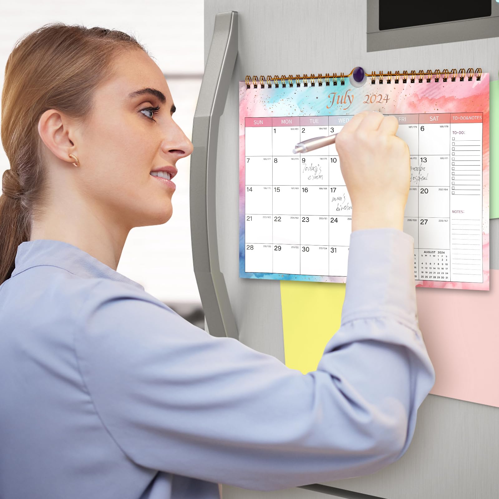 2024-2025 Wall Calendar with Thick Paper - 18 Months from July 2024 to December 2025, 11