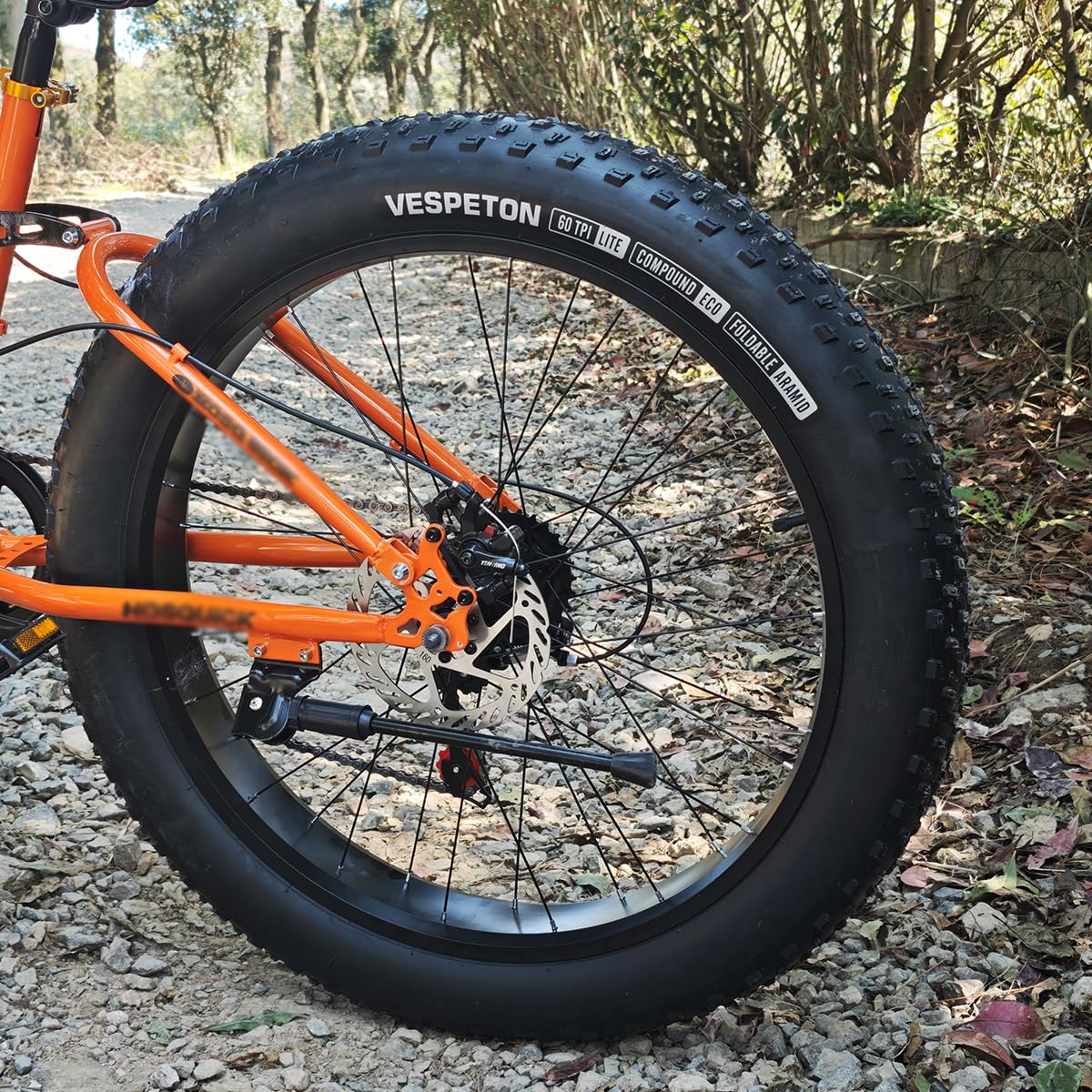 26x4.0 Inch Fat Bike Tires (Set of 2) - 60TPI Electric & Mountain Bike Tires - All-Terrain Winter Snow & Sand Tires for Fat Tire Bicycles - Perfect for Off-Road, Beach & Snow Riding Adventures
