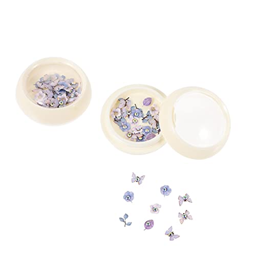Beaupretty Premium Nail Art Flowers - 2 Box Set of Durable Manicure Nail Decorations for DIY Nail Designs, Salon & Party Nail Art