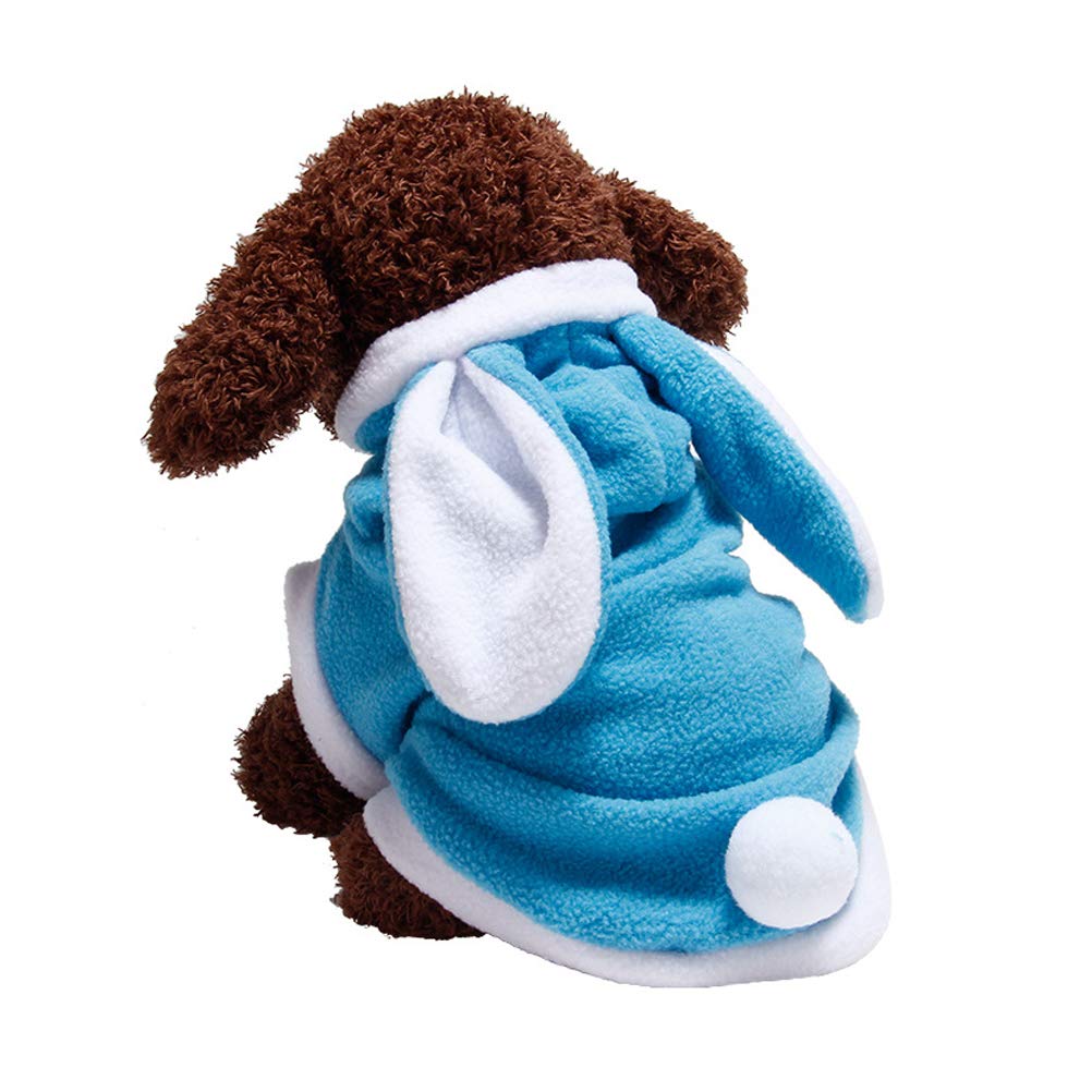 Funny Dog Costume - Cute Puppy Jumpsuit & Bunny Outfit for Easter | Warm Dog Sweater & VIP Jacket for Small Dogs & Cats | Perfect for Easter Photos, Pet Parties & Winter Wear