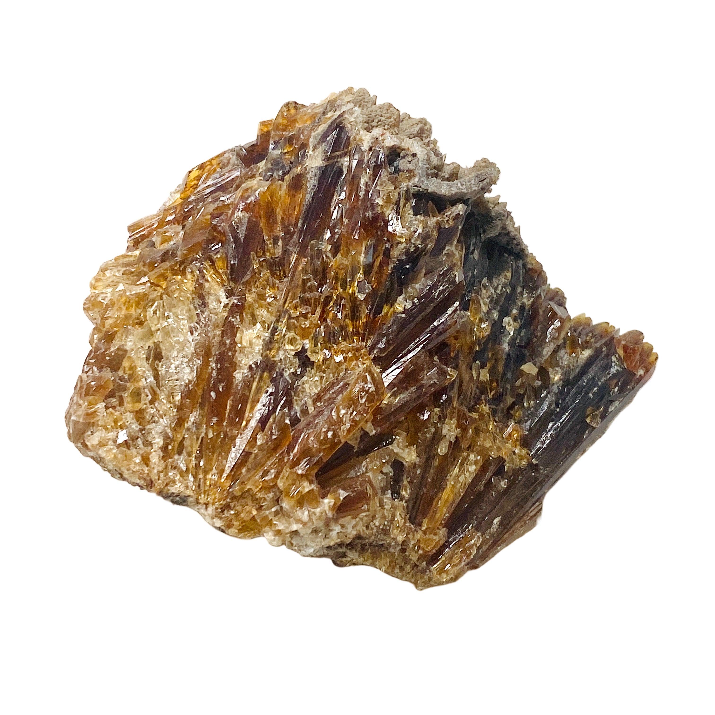 Natural Amber Calcite Crystal Specimen - AMCA 05 - Healing Stone for Meditation, Energy Work & Home Decor