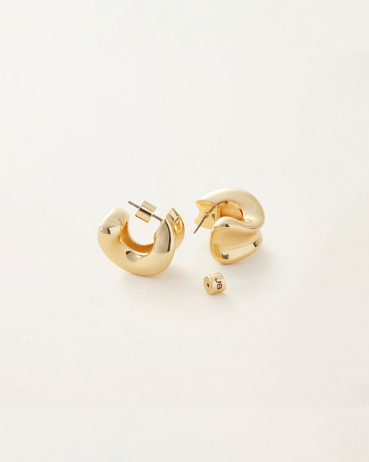 Chunky Doune Hoops - Trendy Gold Plated Statement Earrings for Women | Perfect for Parties, Weddings & Everyday Wear