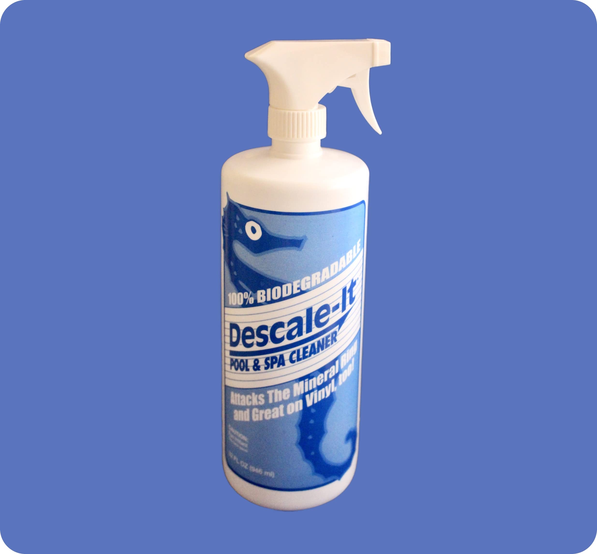 Best Pool & Spa Cleaner (32 FL Oz) - Powerful Algae & Stain Remover for Crystal Clear Water - Perfect for Inground & Above Ground Pools, Hot Tubs, and Fountains