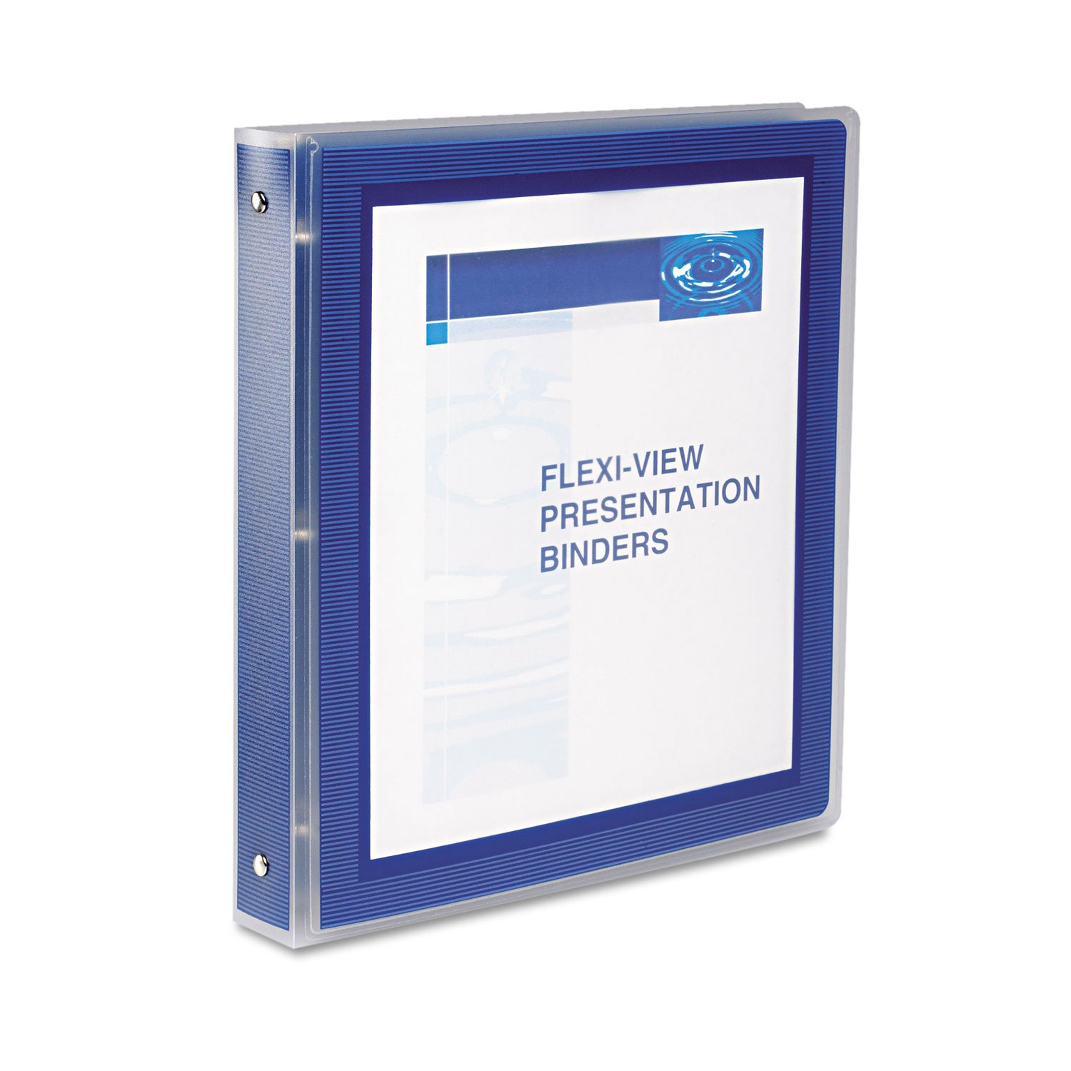 AVERY AVE17685 Flexi-View Presentation Binder - 3-Ring Binder with Clear View Pocket for School, Office & Business Presentations - Perfect for Reports, Projects & Meetings
