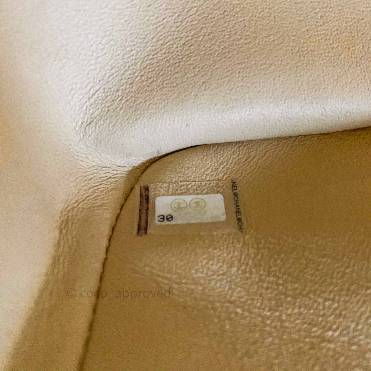 Chanel Classic Jumbo Double Flap Bag Beige Caviar Leather with Gold Hardware - Luxury Designer Handbag for Women, Perfect for Parties & Special Occasions