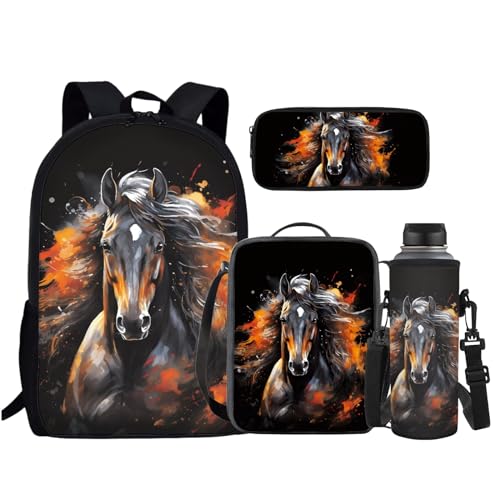 Horse-Black Printed