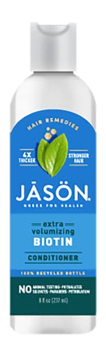 Jason Hair Conditioner for Thin Hair - Extra Volume & Thickening Formula, 8 Oz - Daily Use for Fuller, Healthier Looking Hair