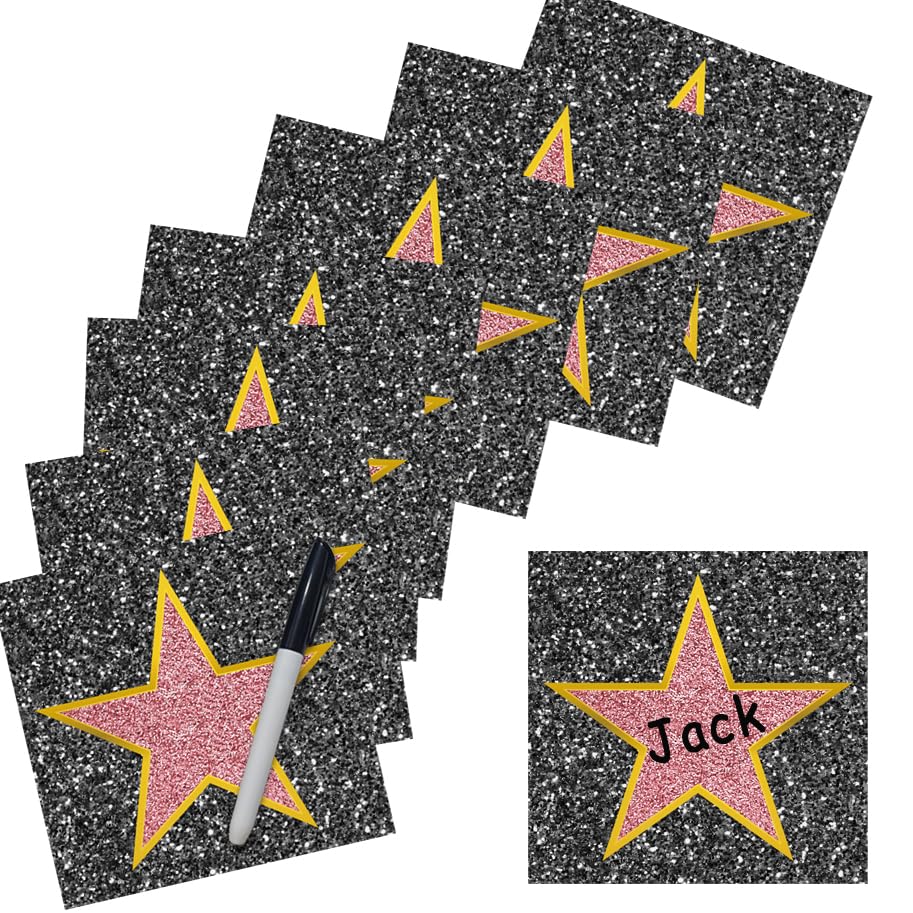 Starboling 25Pcs Movie Star Stickers - Hollywood Theme Party Decorations for Oscar Night, Red Carpet Events & Film Awards Celebrations - Perfect for Birthday Parties, Movie Premieres & Themed Gatherings