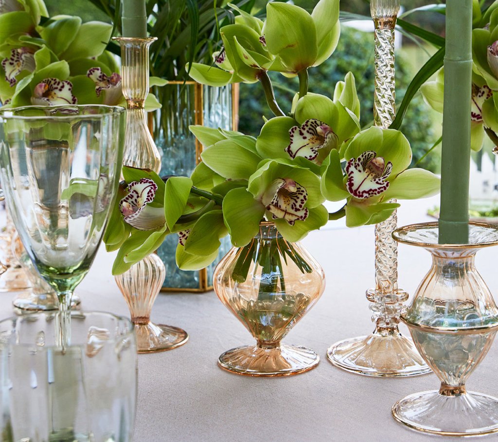 Elegant Champagne Blossom Candle Holder - Perfect for Wedding Centerpieces, Romantic Dinner Decor & Home Tabletop Decoration