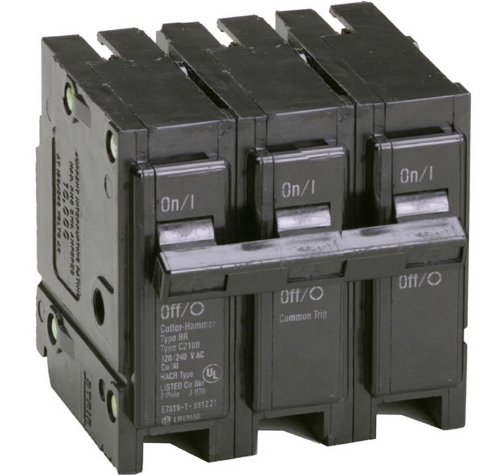 Cutler Hammer BR335 3 Pole 35 Amp 240V Circuit Breaker - Heavy Duty Electrical Protection for Home, Commercial & Industrial Use