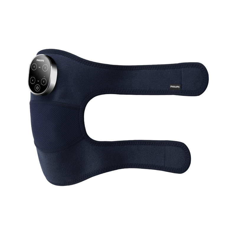 PHILIPS Knee Massager for Pain Relief & Recovery - Electric Heating & Vibration Therapy for Arthritis, Joint Pain & Sports Injuries - Perfect for Home Use & Post-Workout Recovery