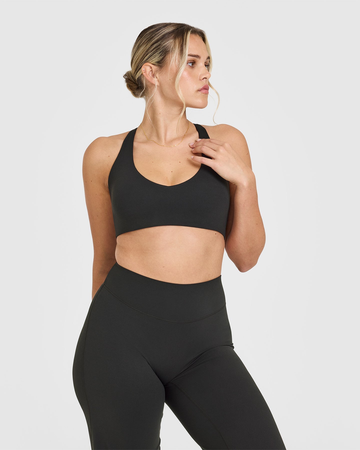 SoftMotion™ Wireless Bralette - Ultra Soft & Comfortable Seamless Bra for Women - Perfect for Yoga, Lounge & Everyday Wear - Black