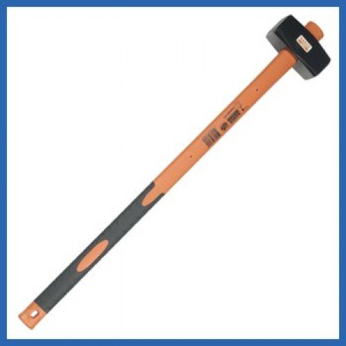 Bahco LS-MASSE-TR-4FG 4-Pound Sledge Hammer with Hanging Hole - Durable Fiberglass Handle, Multi-Color Head - Perfect for Construction, Demolition & DIY Projects