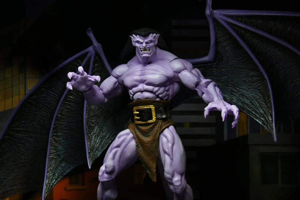 Goliath Disney’s Gargoyles NECA Ultimate Action Figure - Collectible 7-Inch Scale Figure with Multiple Accessories - Perfect for Display, Gifts, and Disney Fans Collection