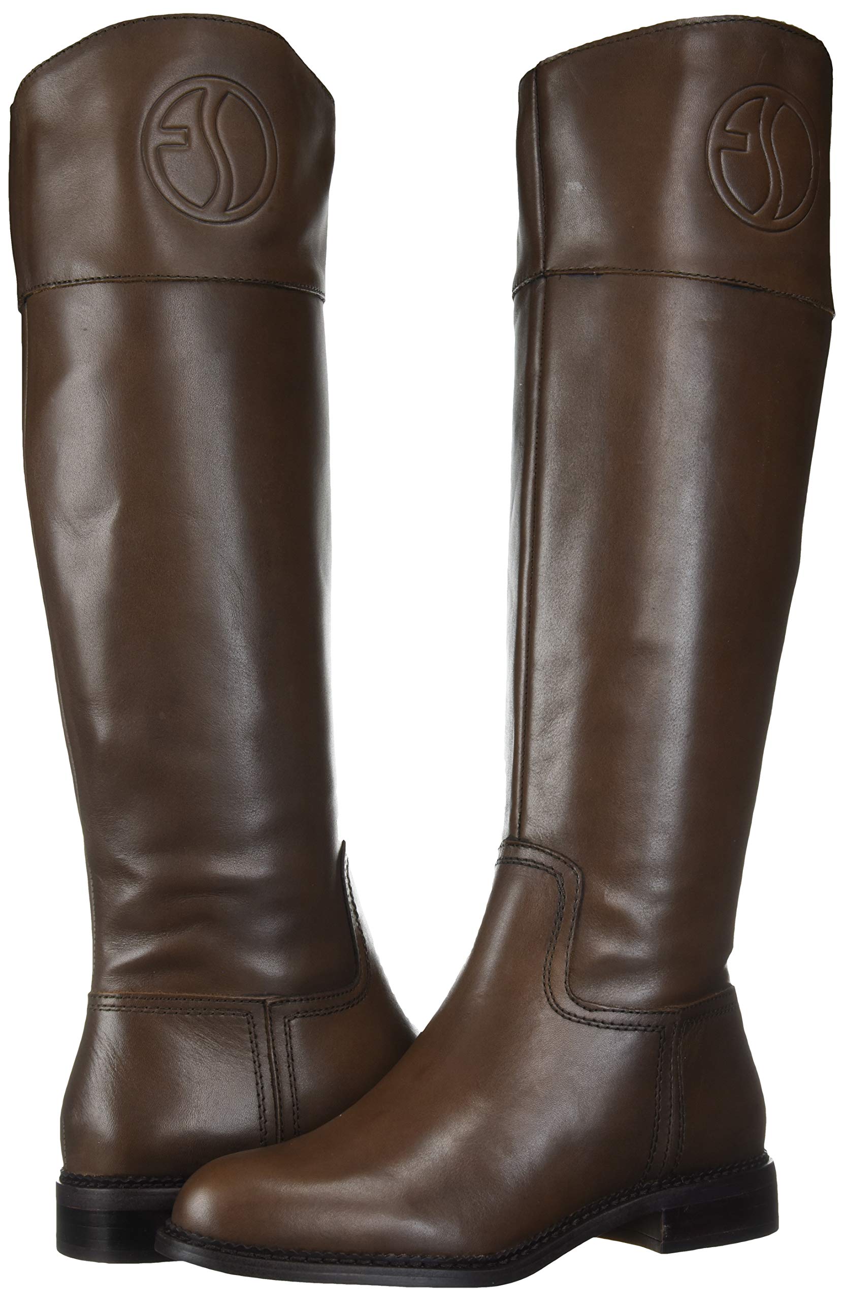 Franco Sarto Women's Hudson Ankle Boots - Comfortable Leather Booties for Women, Stylish Fall & Winter Shoes - Perfect for Office, Casual Outings & Date Nights