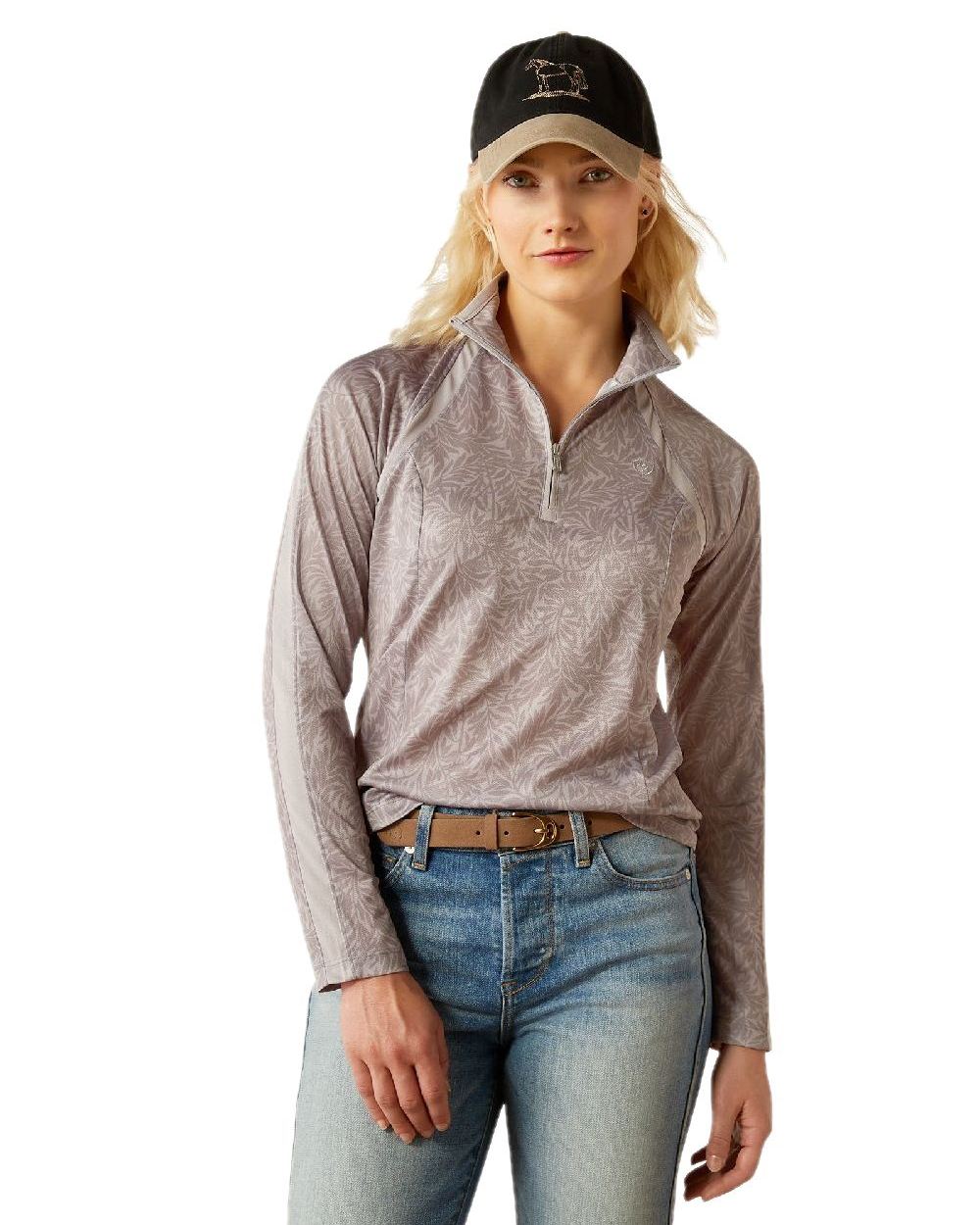 Ariat Women's Sunstopper 3.0 Quarter Zip Baselayer Top - UPF 50+ Sun Protection, Moisture-Wicking Performance Shirt for Horseback Riding, Hiking & Outdoor Activities