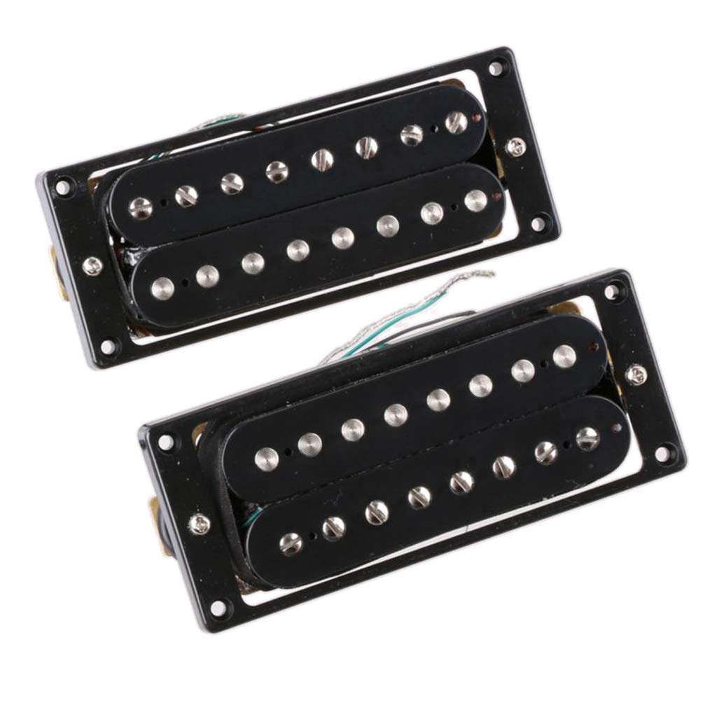 Almencla 2PCS 8-String Electric Guitar Pickups - High-Quality Replacement Pickups for Enhanced Sound | Perfect for Rock, Metal & Studio Recording
