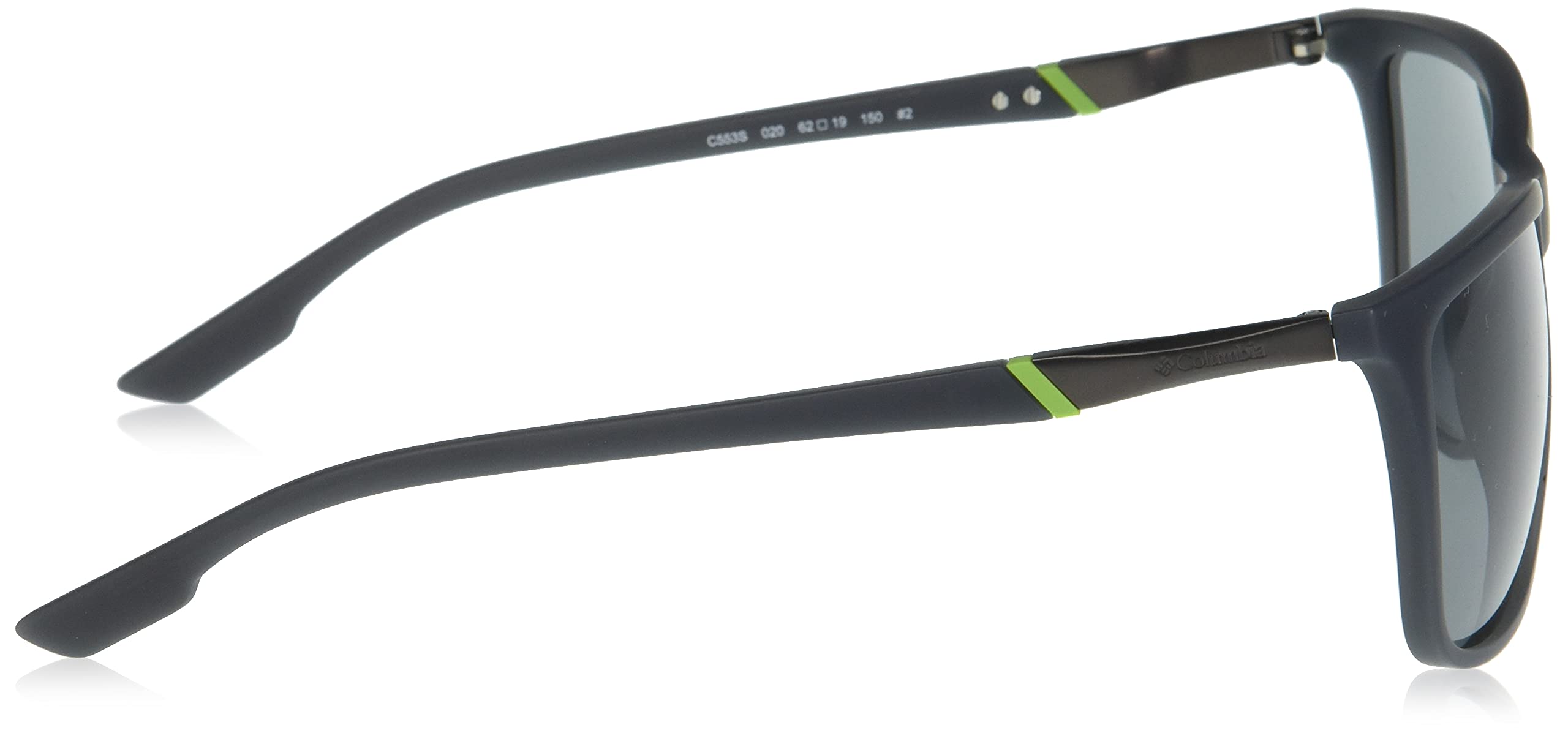 Columbia Men's Modified Rectangle Sunglasses - Polarized UV Protection for Outdoor Sports & Driving
