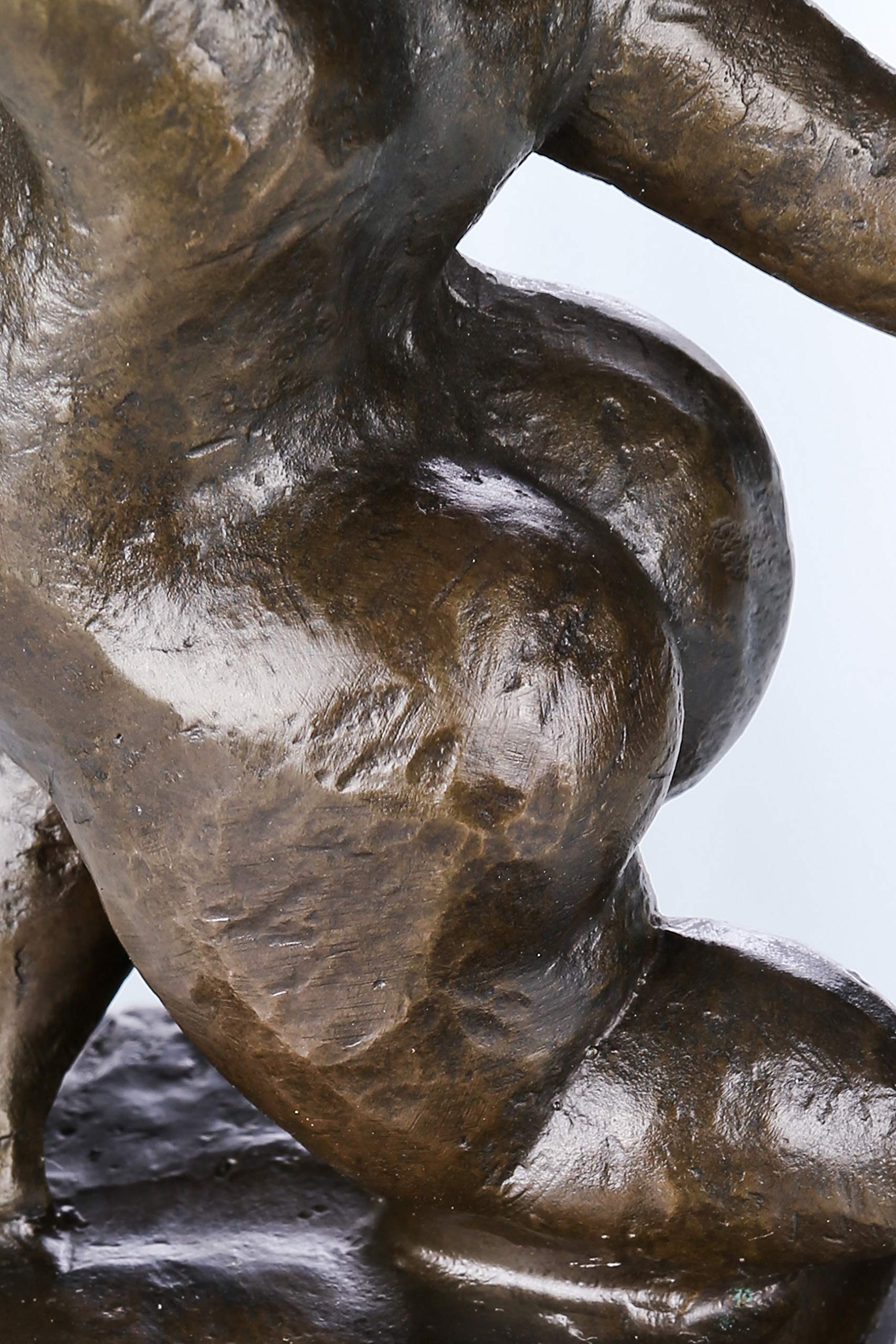 Modern Abstract Bronze Female Sculpture - Elegant Home & Office Decor Art Statue TPE-716 | Perfect for Living Room, Study, or Reception Area
