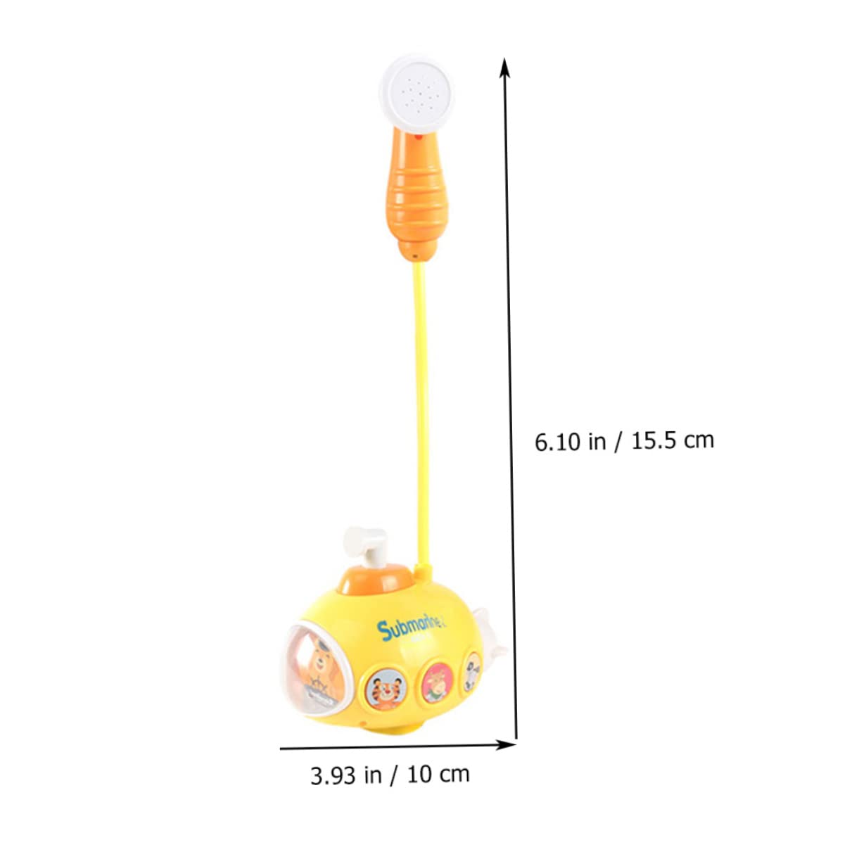 FAVOMOTO 4pcs Kids Bath Toys - Animal Shower Toys for Toddlers, Water Play Toys for Baby Bath Time, Durable Plastic Yellow Bathtub Toys for Children - Fun Learning Toys for Sensory Play & Early Development