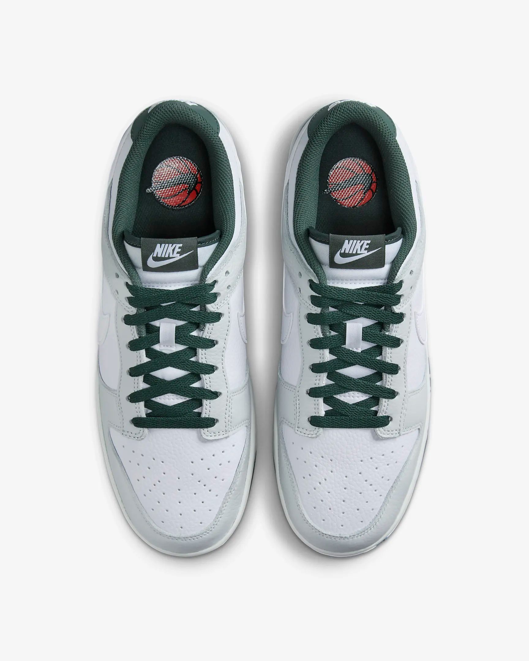 Nike Men's Dunk Low Retro SE Sneakers - Photon Dust, Vintage Green, Summit White | Casual & Streetwear Shoes for Everyday Comfort & Style