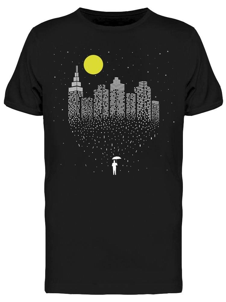 City Above The Sky Graphic T-Shirt for Men - Trendy Urban Streetwear Tee for Casual Outings & Everyday Wear