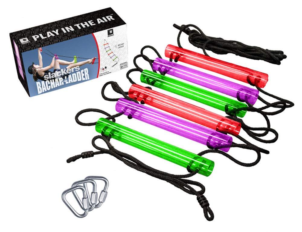 Slackers NinjaLine Mega Bundle Intro Kit with Bonus Obstacles - Kids Outdoor Obstacle Course for Backyard Play, Birthday Parties & Ninja Training | Durable & Safe for Ages 5+