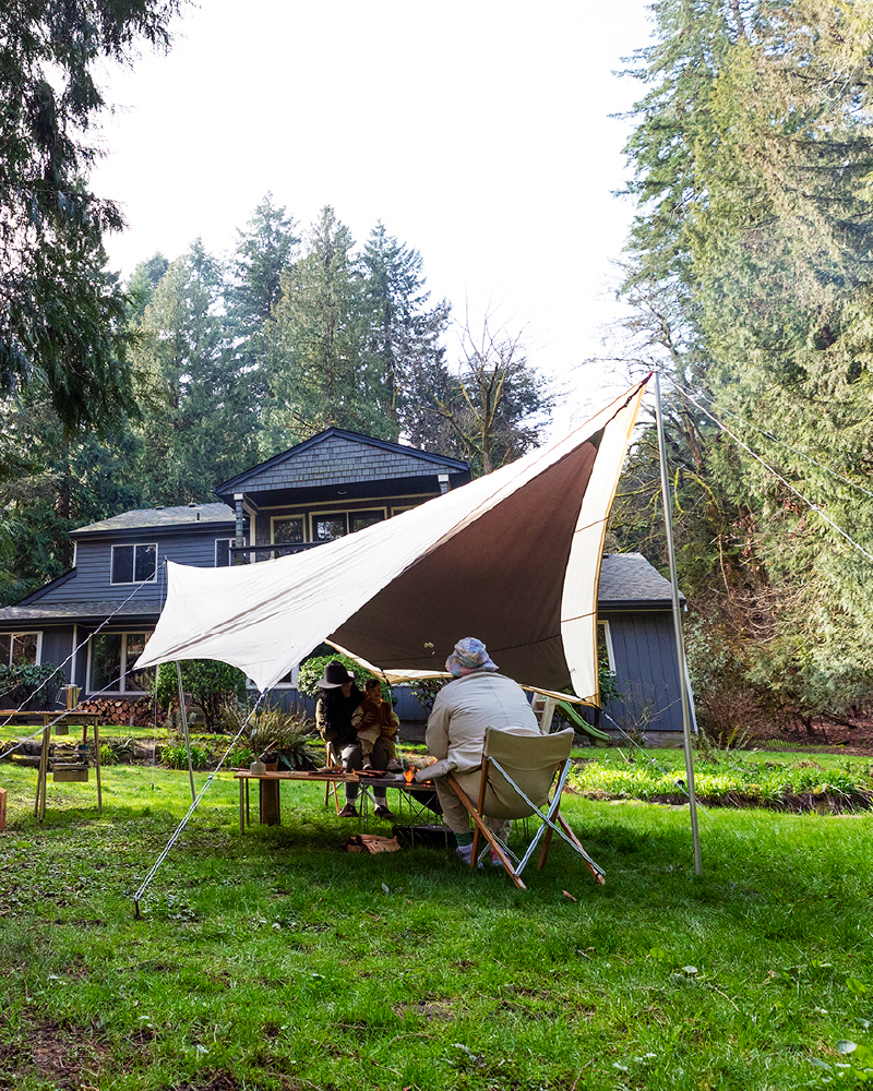 Takibi Tarp Hexa Set M - Waterproof Camping Shelter for Outdoor Adventures - Perfect for Hiking, Backpacking & Beach Trips