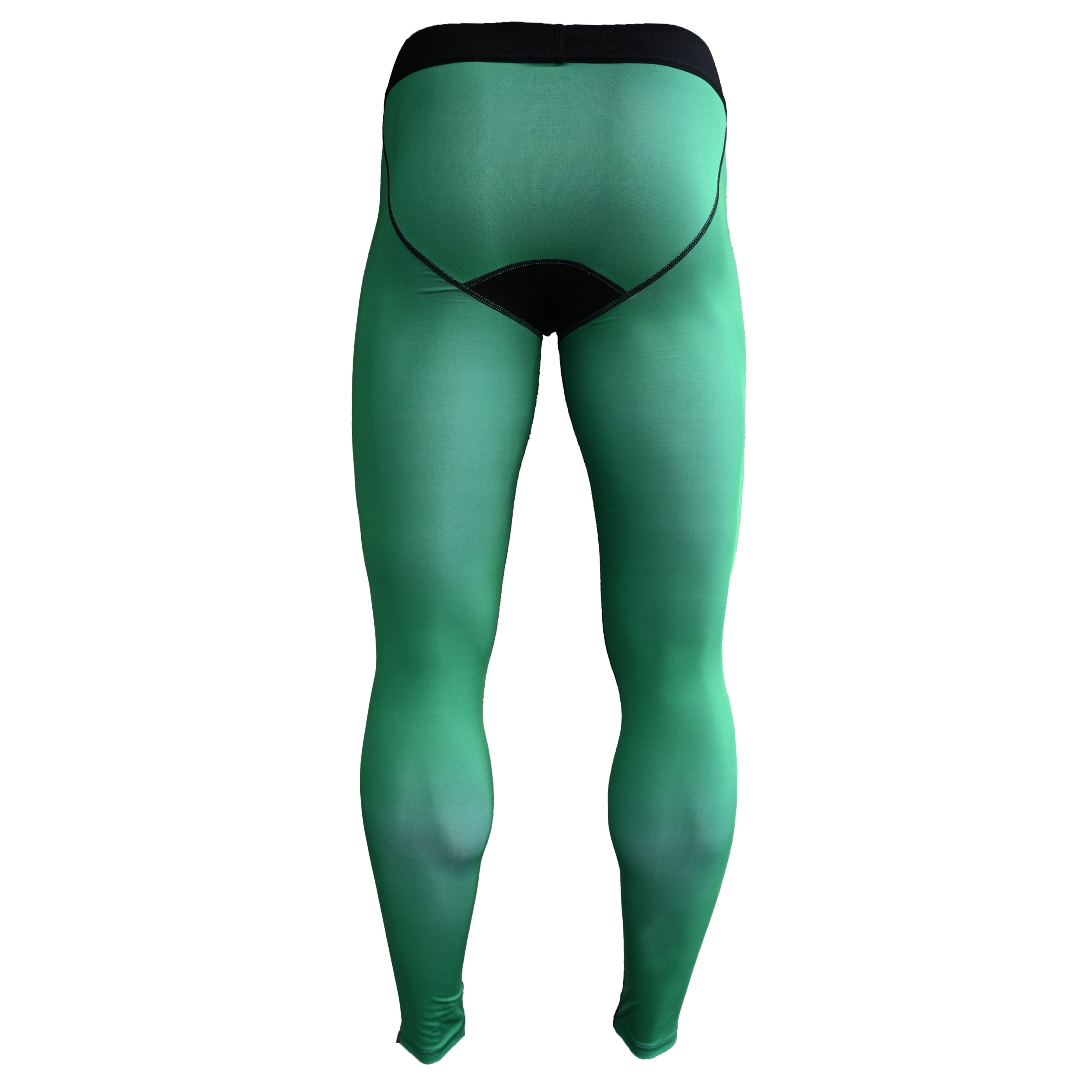 High-Performance Green Compression Tights for Women & Men - Breathable Workout Leggings for Running, Yoga & Gym - Moisture-Wicking Athletic Tights for Sports & Recovery
