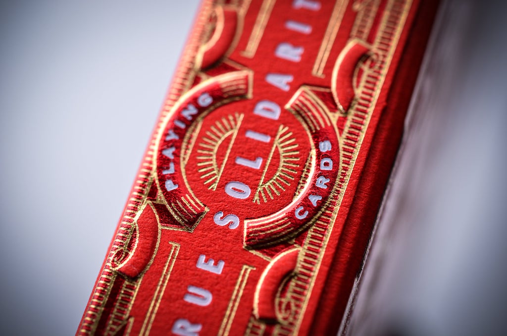 Solidarity Playing Cards - Premium Quality Deck for Poker, Magic Tricks & Card Games | Perfect for Family Game Nights, Parties & Travel