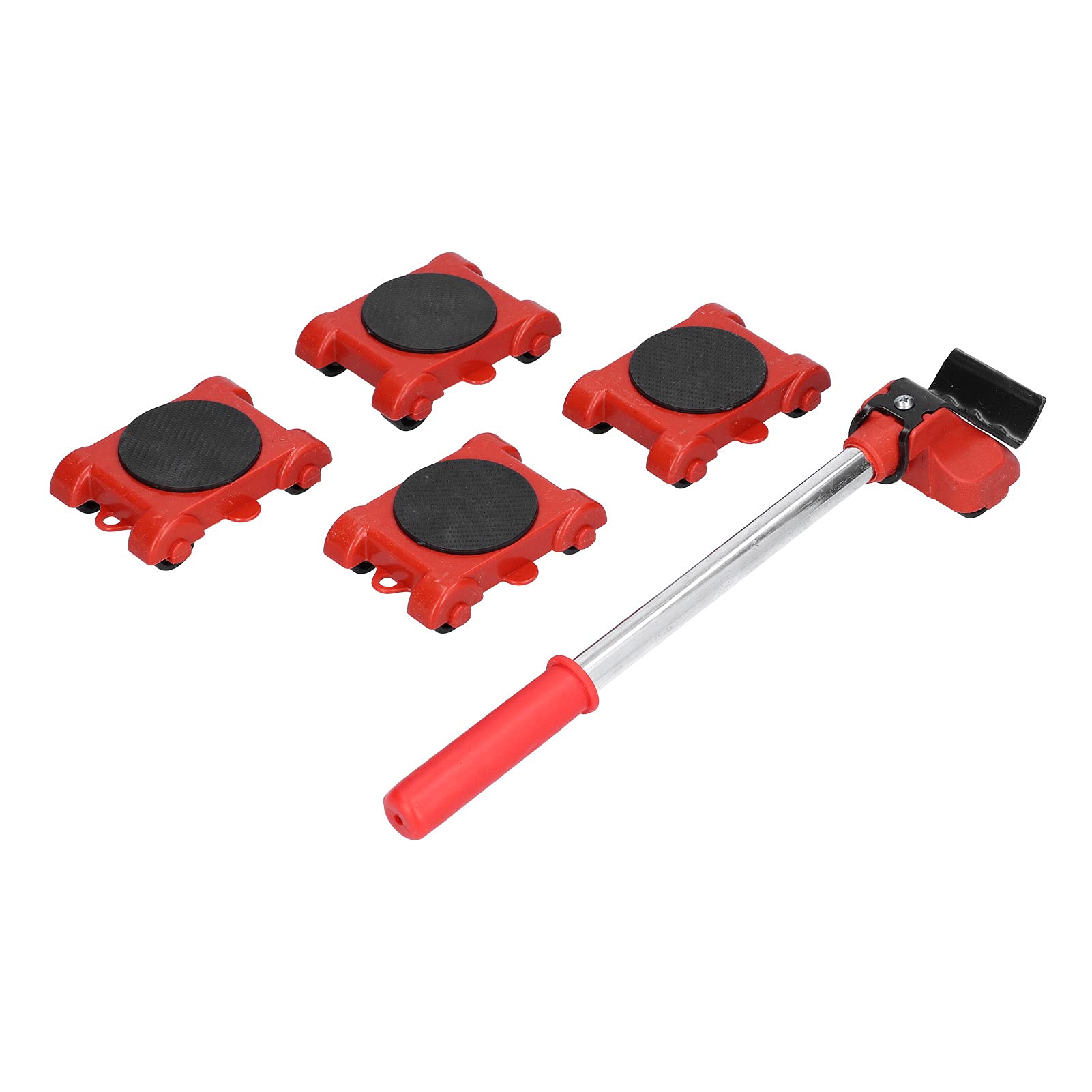 Heavy Duty Adjustable Height Furniture Movers with 4 Sliders - 150KG/330lbs Load Capacity for Sofas, Couches, Refrigerators & Appliances (Red) - Perfect for Home Moving, Furniture Rearranging & Appliance Installation