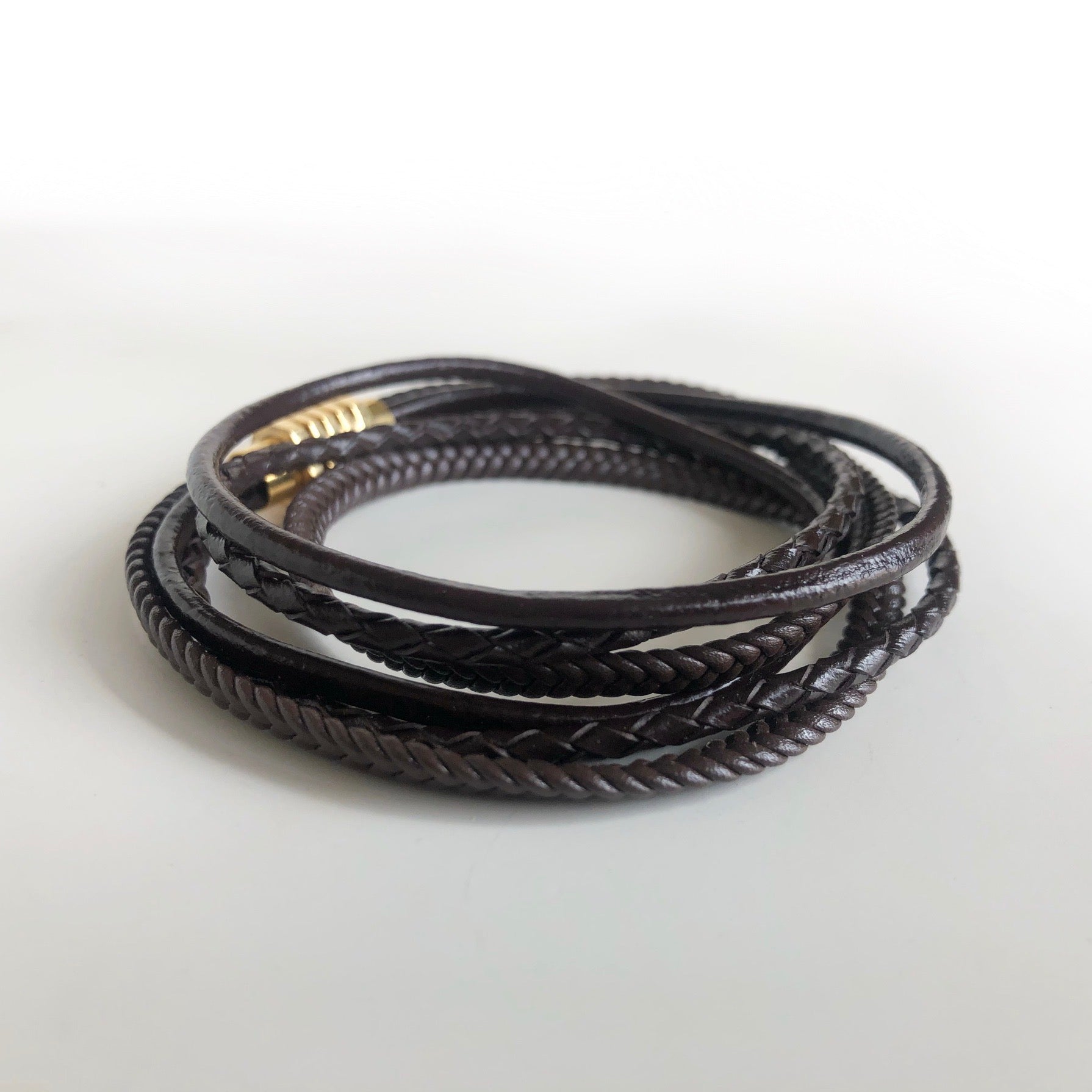 Genuine Leather Wrap Bracelet for Women - Adjustable Handmade Boho Style Wristband - Perfect for Everyday Wear, Gifts & Boho Fashion Accessories
